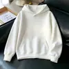 Chegada Nova de Outono Moletom Unisex Solto Engrossado para Ir ao Trabalho Casual Versátil à Prova de Vento Quente Camada Base Masculina