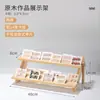 Madera Maciza Salón de Uñas Portátil Exhibidor de Uñas Estante de Exhibición Sala de Estar Tablero de Exhibición de Trabajo Paso Tarjeta de Color Libro Mesa
