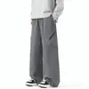 Calças casuais softshell personalizadas/Três-provas para homens e mulheres, estilo dopamina de outono, calças de trabalho retas folgadas multicoloridas para meninas