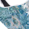 Top Moldeador con Ballenas para Cintura para Mujer Control de Abdomen Soporte de Pecho Estilo Pintura al Óleo Francesa Monet Ropa Exterior Camisola Sujetador Tela Jacquard