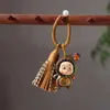 Madeira Arco-Íris Celebridade da Internet Série de Cura Estrela Desenho Animado Fofo Pingente de Bolsa com Franja Chaveiro Pingente Brinquedo Etiqueta de Cintura Decoração