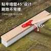 Cepillo fregador de suelos mango de madera cerdas duras cepillo para suelos artefacto para suelos patio exterior suelo cepillo para ranuras de suelo baño sanitario potente