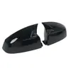 Adequado para Modelos Bmw Série 5 E60 07-10, Capa de Espelho Retrovisor em Forma de Chifre Modificada com Decoração de Capa de Espelho Retrovisor em Fibra de Carbono