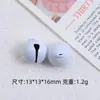 Pintura metálica colorida sino pequeno feito à mão acessórios de joia DIY chaveiro pendurar animal de estimação sino pequeno atacado