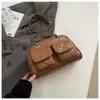 Bolso de Hombro de Moda Chanel Transfronterizo para Mujer 2025 Nuevo Bolso de Axila Romboidal de Gama Alta Bolso Boston Versátil