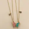 Colar Magnético Coração Dividido Pingente Gravado Mãe & Filha Presente de Dia das Mães para a Mamãe