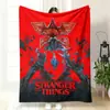 Manta Cálida Estampada de la Serie de Televisión Americana Stranger Things, Manta Espesa de Felpa, Forrada de Vellón, Producto Más Vendido, Nueva Manta de Franela en Aliexpress