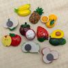 Divertida Calcomanía de Refrigerador de Frutas y Verduras 3D Ins Linda Personalidad Creativa Decorativa Calcomanía Magnética Imán
