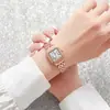 Reloj cuadrado pequeño de lujo ligero de alta gama, reloj de mujer de venta caliente transfronteriza, reloj de cuarzo moderno, reloj para mujer