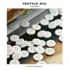 Botones de Resina Sencillos de Cuatro Agujeros Yisen Botones Hechos a Mano para DIY para Camisas, Cárdigans, Cuellos y Prendas de Punto Botones Decorativos