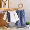 Conjunto Infantil Outono 2026 Novo Estilo Primavera e Outono Infantil Casual Estiloso Manga Longa Conjunto de Duas Peças Roupas Infantis da Moda Atacado