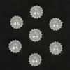 Laço de pérola ABS estrela de cinco pontas patch em forma de coração material DIY feito à mão acessórios de cabelo 100 peças