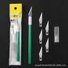 Cuchillo de Tallar de Venta Caliente Transfronterizo Juego de Cuchillos para Cortar Papel Modelo de Sello de Goma para Tallado de Papel Estudiante Cuchillo Manual para Cortar Papel Venta al por Mayor