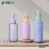 En Stock Botella Redonda de Fondo Grueso para Aceite Limpiador 100ml Botella de Plástico PET con Bomba Dosificadora para Cuidado de la Piel en Casa y de Viaje