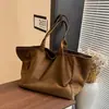 Bolsa Feminina Estilo Coreano Estampa de Leopardo Chique Fashionável Alto Valor Grande Capacidade Bolsa de Ombro para Estudante Bolsa Tote Nicho Preguiçoso