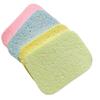 Esponja de limpeza facial por atacado PVA Oval suave para a pele cordão esponja de limpeza algodão de polpa de madeira esponja natural embalagem independente Beleza