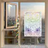 BR-JD507 Láser Colorido Sol Tarot Autoadhesivo Atrapasoles Pegatina para Ventana Pegatina Decorativa de Cristal para el Hogar