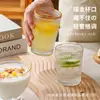 Taza de vidrio resistente al calor con tapa, taza de desayuno, taza de avena, taza de té con flores para oficina, taza de café, taza de leche, taza de jugo para el hogar