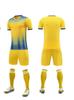 Traje Adulto de Manga Curta, Roupa Respirável para Fitness ao Ar Livre, Uniforme de Futebol para Competição em Equipe, Uniforme de Treinamento, Camisa Esportiva, Secagem Rápida