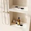 Tapete simples para nicho feito de terra de diatomáceas, absorvente de água, secagem rápida, tapete à prova de umidade, tapete anti-mofo para prateleira de banheiro, tapete de drenagem para bancada de banheiro