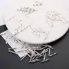 Accesorios Espirales de Tubo Largo Plateado Cuentas de Arroz Cuentas Tubo DIY Ropa Hecha a Mano Accesorios para el Cabello Materiales y Componentes para Bisutería
