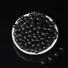 Contas Soltas de Cor Escura Preta Material para Miçangas Artesanais DIY Acessórios Contas Redondas Individuais Contas para Pulseira Semi-acabada Venda por Atacado