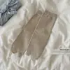 Calcetines de Punta Dividida para Mujer, Estilo Coreano, Color Sólido, Versátiles Calcetines de Media Pantorrilla, Estilo Delgado para Primavera y Verano, Absorbentes de Sudor, Transpirables, Calcetines de Dos Dedos, Calcetines Largos sin Costuras