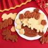 2026 Año del Caballo Feliz Año Nuevo Decoraciones para Pastel Lindo Caballito Bolsita de la Suerte con Forma de Galletas Decoraciones para Hornear Festival de Primavera Nochevieja