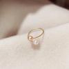 Anel de Pérola Zhuji Anel 5-6mm Água Doce Milhete Branco Claro Natural Contas Pulseira Atacado de Fábrica