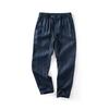 Pantalones de lino de primavera 2024, pantalones casuales de lino para hombre, pantalones rectos y sueltos D039
