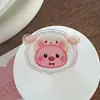 Sujetalápices Adhesivo Estilo Dibujo Animado Ruby Loopy, Clip Acrílico PP de Doble Cara de Alta Estética, Clip de Almacenamiento, Clip para Exámenes