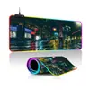 Regalo Creativo para Novio Alfombrilla de Ratón E-Sports Luminosa Colorida RGB con Luz Fresca Alfombrilla de Mesa para Juegos E-Sports
