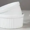Tazas de Cerámica Blancas para Uso Doméstico y Uso en Hotel, Tazas Rayadas, Aptas para Microondas, Tazas sin Tapa, Fabricantes Fuente de Múltiples Especificaciones