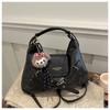 Invierno Viajero Gran Capacidad Estilo Occidental Colgante 2024 Nuevo Retro Texturizado Color Sólido Casual Bandolera Tote Bag para Mujer