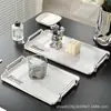 Bandeja de té de lujo ligero de alta gama 2023 nueva práctica para tazas de agua mesa de café de sala de estar salón de belleza en casa