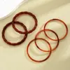 Bestseller transfronterizo: Set de pulseras lujoso y de alta gama en un estilo minimalista vintage, hecho de resina y acrílico, para mujeres