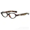 Gafas de Prescripción Ovaladas Pequeñas Vintage con Filtro de Luz Azul, Estilo Retro, Estilo Coreano Nerd, Monturas de Gafas Lisas Artísticas