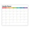 Pizarra magnética mensual transfronteriza, pegatina para nevera, bloc de notas de calendario borrable, impermeable, disponible en varios tamaños y personalizable