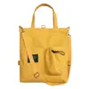 Bolso Cruzado de Lona Estilo Harajuku Nuevo Estilo 2025 para Estudiantes Femeninas, Bolso de Hombro Versión Coreana, Bolso Tote Sencillo para Tutorías