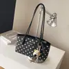 Bolsa de ombro transversal retrô estilo coreano da moda para mulheres, novo modelo 2026, bolsa de ombro de nicho de luxo leve para mulheres