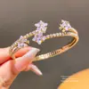 Pulsera Coreana de Resina Ins con Circonita Perla Estrella Doble Capa Moda Commute Anillo de Mano Lujo Ligero Sensación de Alta Gama Joyería de Mano para Mujeres