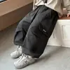 Pantalones de Primavera para Niños 2026 Nuevo Estilo Coreano Elegantes Pantalones Cargo de Primavera y Otoño para Bebés Pantalones Casuales Geniales para Niños