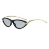 Gafas de Sol Cat Eye de Moda para Comercio Exterior Europeo y Americano Sensación de Alta Gama Mismo Estilo que las Celebridades de Internet INS 2026 Nuevas Gafas de Sol Ovaladas con Nudo de Cuerda