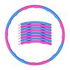 Envío gratuito a Internet Celebrity Hula Hoop Peso Fitness Hula Hoop Espuma extraíble Hula Hoop Adultos Niños Hula Hoop