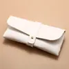 Estuche para Gafas, Estuche de Cuero para Gafas de Sol, de Alta Gama y Elegante, Estuche Portátil de PVC con Broche a Presión Hecho a Mano para Gafas de Sol, Se Puede Imprimir con Logo