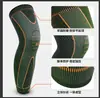 Rodilleras Deportivas Extensibles para Calor, Baloncesto, Correr, Protección contra el Frío, Protección de Rodilla para Hombres y Mujeres, Tejidas para Ciclismo Estilo Largo con Correas, Absorción de Impactos