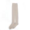 Meias Femininas de Lã Cashmere Outono e Inverno 2024 Acima do Joelho Quentes Simples Versáteis Meias de Cano Alto Meias para Panturrilha Fina