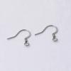 Accesorios de joyería DIY, chapado en acero inoxidable, color oro real de 18 quilates, protección del medio ambiente, gancho para la oreja, pendientes DIY hechos a mano, material de gancho para la oreja