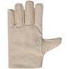 Guantes de Lona de 24 Hilos Doble Capa Engrosados Blancos Armadura Guantes de Protección Laboral Doble Capa Totalmente Forrados Taller Trabajo Soldadura Guantes Protectores