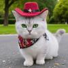 Suprimentos para Pets Chapéu para Pet Chapéu de Cachorro com Orelhas Expostas Antiderrapante Ajustável Chapéu de Bacia Chapéu para Filhote Chapéu de Gato Chapéu de Cachorro